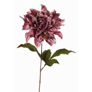 Samt Kunstblume Dahlie MINBU, altlila, 60cm, Ø17cm Samt Kunstblume Dahlie MINBU, altlila, 60cm, Ø17cm