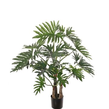 Dekopflanze Philodendron Selloum DONIS, Kunststämme, 120cm