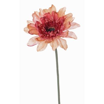 Künstliche Gerbera PAMILLA, lachs-rosa, 65cm, Ø12cm