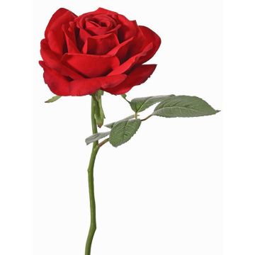 Fake Rose NIKOLETA, rot, 30cm, Ø12cm