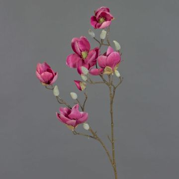 Dekozweig Magnolie KOSTAS, pink, 80cm, Ø6-10cm
