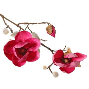 Dekozweig Magnolie KOSTAS, pink, 55cm, Ø6-8cm