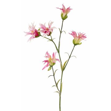 Kunstblume Japanische Nelke KASTALIA, rosa, 65cm, Ø4-5cm