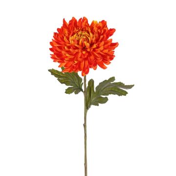 Kunstblume Chrysantheme DELPHINA, orange, 65cm, Ø14cm