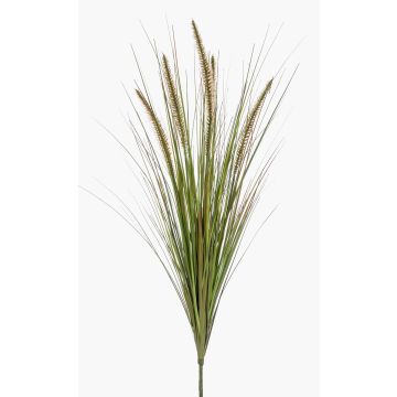 Kunstpflanze Gras Federborstengras YWAIN, Rispen, Steckstab, beige-grün, 70cm