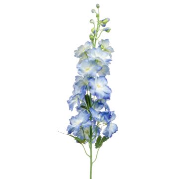 Fake Blume Rittersporn SETSUKO, hellblau-creme, 95cm, Ø14cm