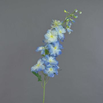 Fake Blume Rittersporn SETSUKO, hellblau-creme, 95cm, Ø14cm
