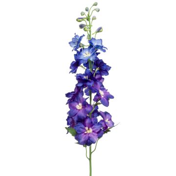 Fake Blume Rittersporn SETSUKO, dunkelblau-lila, 95cm, Ø14cm