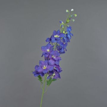 Fake Blume Rittersporn SETSUKO, dunkelblau-lila, 95cm, Ø14cm