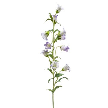 Blume künstlich Glockenblume AIMI, helllila-weiß, 90cm, Ø3-5cm