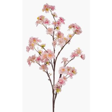 Künstliche Blume groß Kirschblütenzweig GIMA mit Blüten, rosa, 120cm