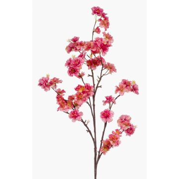Künstliche Blume groß Kirschblütenzweig GIMA mit Blüten, pink, 120cm