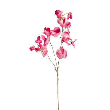 Deko Kunstblume Duftwicke KANZI, pink-creme, 75cm, Ø4-7cm