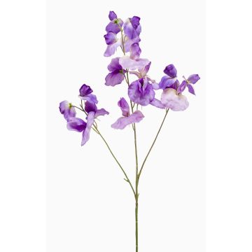 Deko Kunstblume Duftwicke KANZI, lila, 75cm, Ø4-7cm