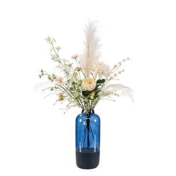 Künstlicher Blumenstrauß FEME, aprikose-creme, 95cm, Ø60cm Künstlicher Blumenstrauß FEME, aprikose-creme, 95cm, Ø60cm