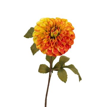 Kunstblume Dahlie AZAUBA, gelb-orange, 75cm