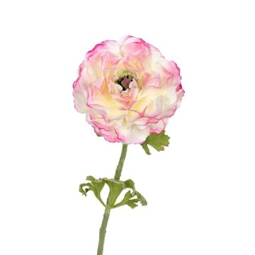 Textilblume Ranunkel KAROMINA, rosa-creme, 50cm Textilblume Ranunkel KAROMINA, rosa-creme, 50cm
