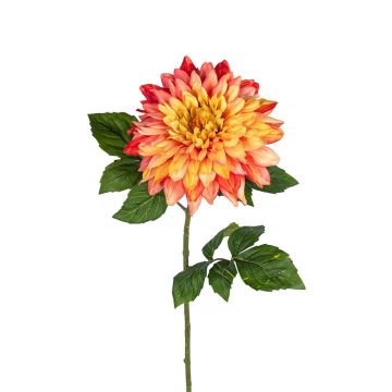 Kunstblume Dahlie ZURIANNA, orange, 70cm