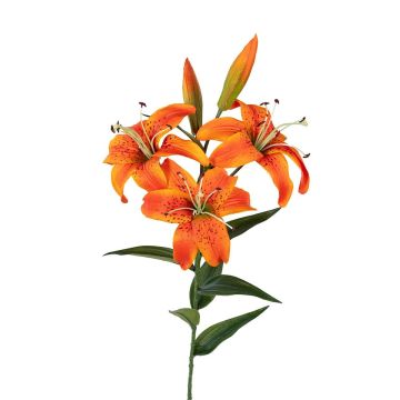 Künstlicher Zweig Tigerlilie ZIRONIA, orange, 75cm