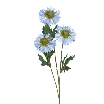Künstlicher Zweig Scabiosa caucasica SIRENIE, blau, 70cm