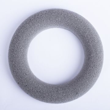 ®mosy Steckschwamm Kranz RUJA für Kunstblumen, grau, Ø15cm