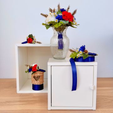 Wo Liebe wächst und Werte blühen - Kundenwunsch Brautstrauß mit Ansteckern von Tina Wo Liebe wächst und Werte blühen - Kundenwunsch Brautstrauß mit Ansteckern von Tina