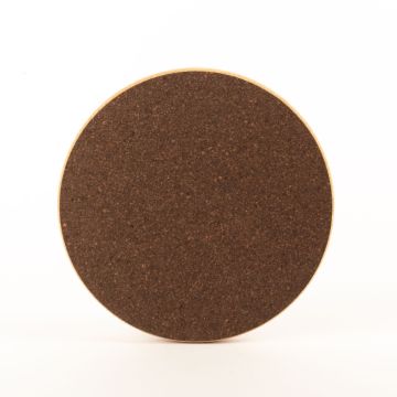 Runder Press Korkuntersetzer MANARA, dunkel-natur, 2cm, Ø24,5cm