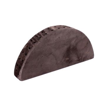 Deko Holzständer MIKKEL für Trockenblumen, 40 Löcher, schwarz, 25x4x11cm