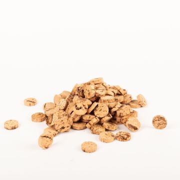 Kleine Deko Korkscheiben FAMA, natur, 0,6cm, Ø2,6cm, 100g