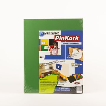 Kork Pinnwand BASMA, selbstklebend, 2 Platten, grün, 50x40x0,4cm