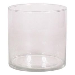 Candela a colonna / Candela di cera AURORA, azurro, 19cm, 10cm, 155h