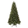 Künstliche Tanne TORRANCE SPEED, Zapfen, grün, goldene Spitzen, LEDs, 225cm, Ø120cm