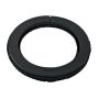 OASIS Black Ideal Nasssteckschaum Kranz RADKA, Biolit Altpapier Schale, schwarz, 6cm, Ø51cm