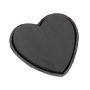 OASIS Black Ideal Nass Steckmasse Herz IVANIE, Biolit Altpapier Schale, schwarz, 34x33x5,5cm