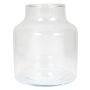Blumenvase SIARA aus Glas, klar, 20cm, Ø16,8cm