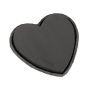OASIS Black Ideal Nass Steckmasse Herz IVANIE, Biolit Altpapier Schale, schwarz, 17x17x4cm
