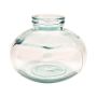 Kugelvase BRENDEN aus Glas, recycelt, klar, 20cm, Ø25cm
