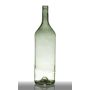 Glasflasche FERGUS, grün-klar, 53,5cm, Ø14,5cm