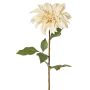 Kunst Dahlie PHILLIPPA, Eco Collection, creme-gelb, 65cm, Ø15cm