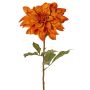 Kunst Dahlie PHILLIPPA, Eco Collection, orange-gelb, 65cm, Ø15cm