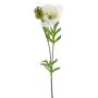 Künstliche Mohnblume EDESSA, weiß, 80cm, Ø11cm