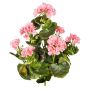 Kunstblume Geranie DOLKREN, Steckstab, crossdoor, rosa, 40cm