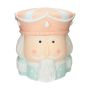 Nebentisch MOLANI in Nussknackerform, rosa-beige-blau, 30x27x33cm