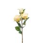 Künstlicher Zweig Rose FREYDE, creme, 45cm, Ø4-5cm