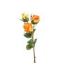 Künstlicher Zweig Rose FREYDE, orange, 45cm, Ø4-5cm
