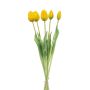 Kunst Tulpenstrauß LONA, gelb-grün, 45cm, Ø17cm