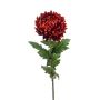 Künstliche Chrysantheme LAZO, orange-rot, 75cm