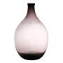 Glasballon OMAIA, recycelt, violett-klar, 43cm, Ø29cm