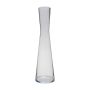 Schlanke Bodenvase SYRMA aus Glas, transparent, 60cm, Ø14,5cm