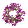 Deko Schleierkraut Kranz LITAGO, violett, Ø20cm